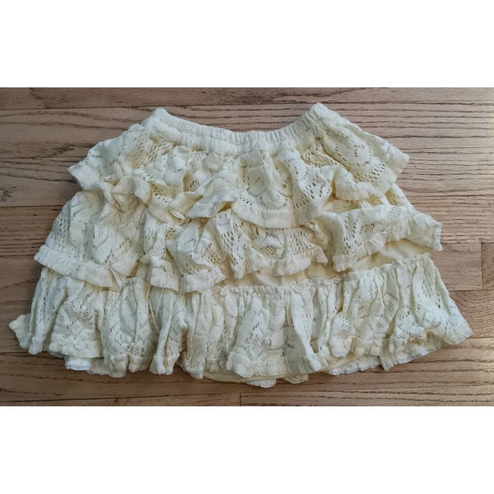 Masala Kids Girls' Little Angel Ruffle Skirt Lace Size 3 Years old New with Tags